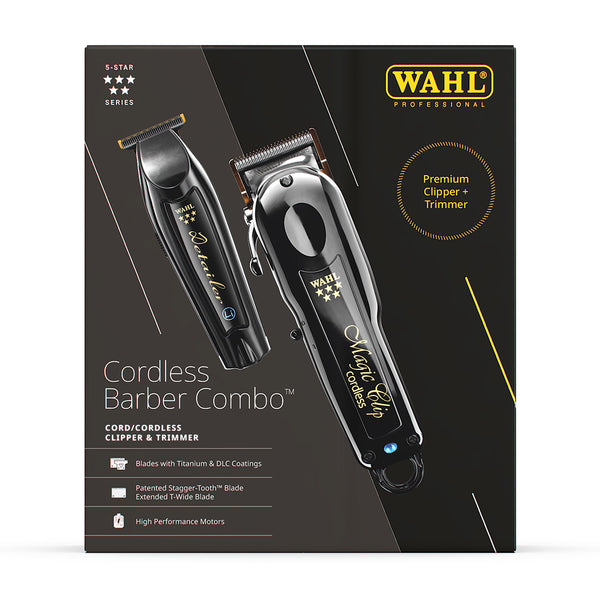 ست ماشین اصلاح مجیک کلیپ و دیتیلر ال آی وال باربر کمبو شارژی 2026 Wahl Barber Combo Cordless